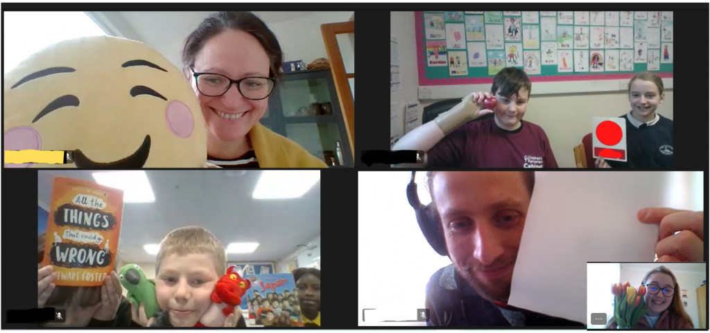 The Cabinet team reflect on their experience via Zoom.