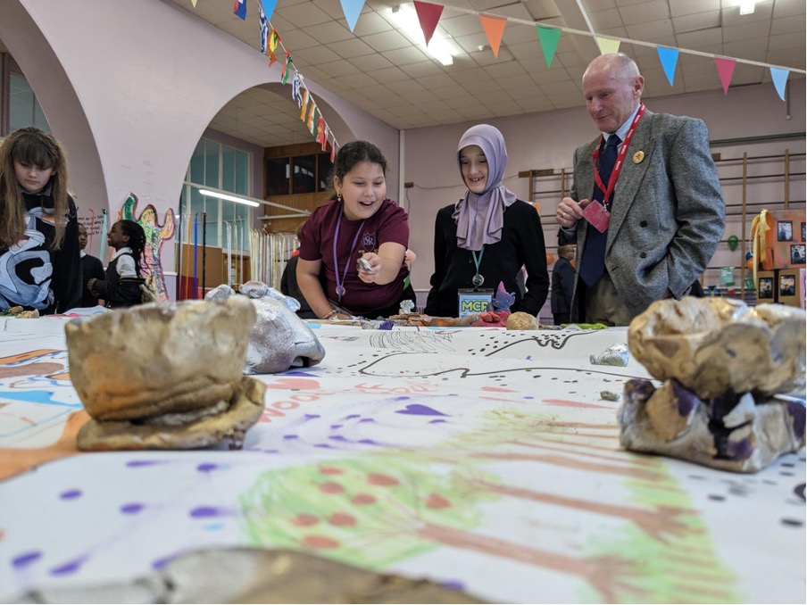 Members of Children's Parliament engage with adults in creative workshops exploring anti-racist education