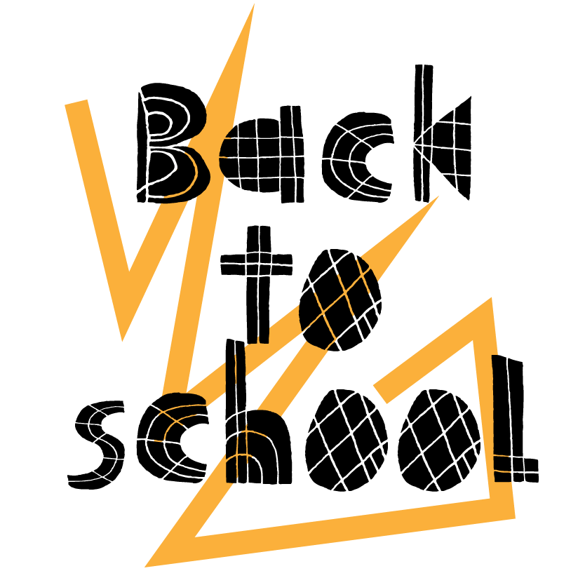 BAck to school Orange logo