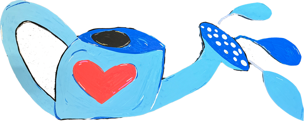 Watering can drawing