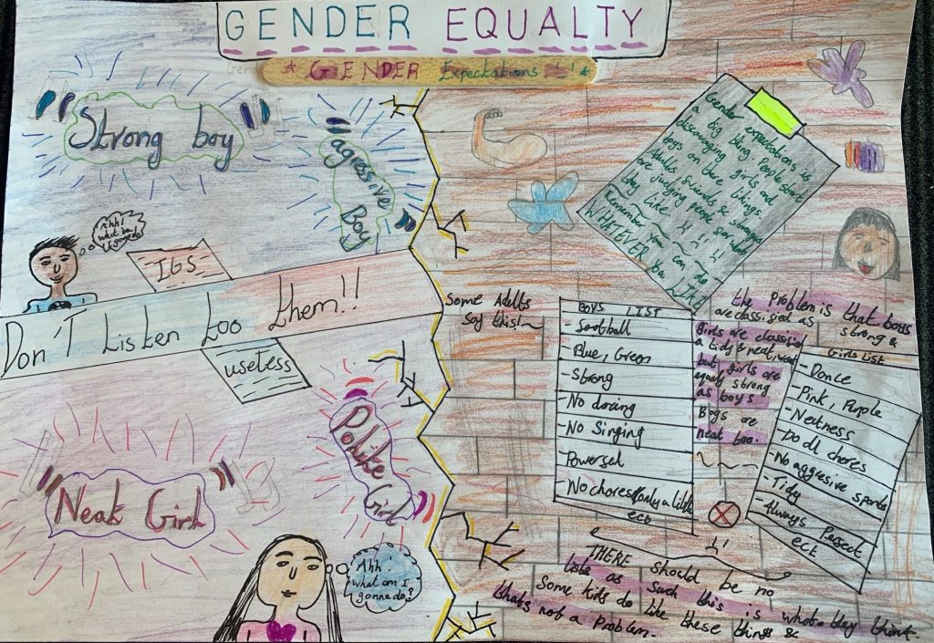 Gender equality poster by Rida