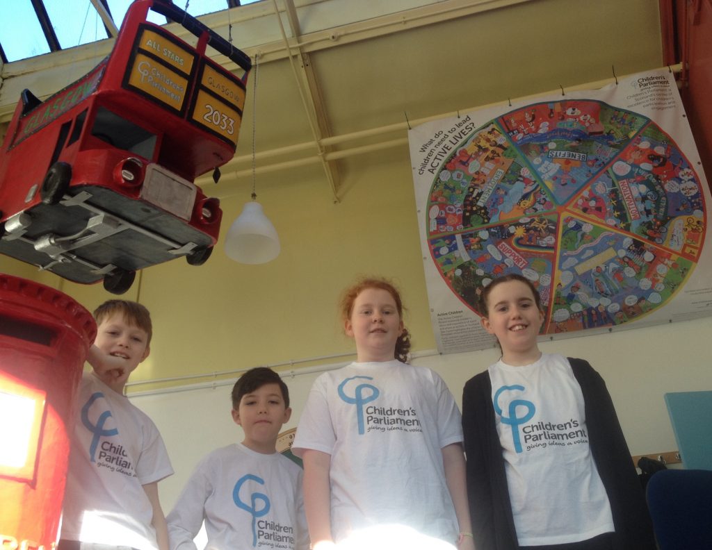 Children's Parliament Scottish Cabinet team