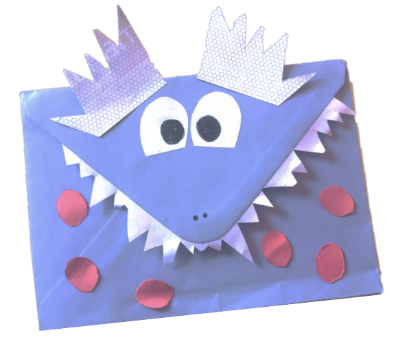Envelope worry monster