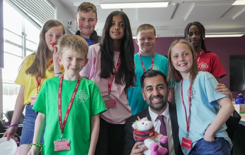 Children's Parliament meeting with the First Minister for Scotland